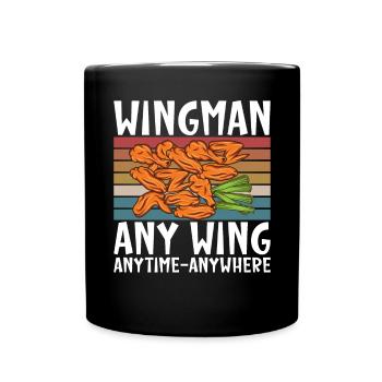 Chicken Wings Gifts - Full Colour Mug - black - Front