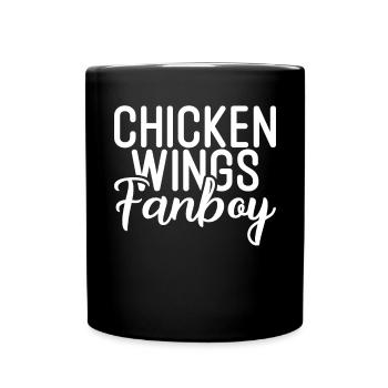 Cadeaux d’ailes de poulet - Mug uni - noir - Devant
