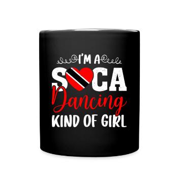 Soca Tanz Trinidad Tobago - Tasse einfarbig - Schwarz - Vorne
