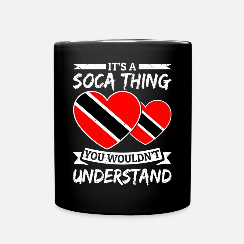 Soca Dance Trinidad Tobago - Full Colour Mug - black