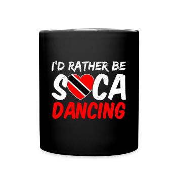 Soca Tanz Trinidad Tobago - Tasse einfarbig - Schwarz - Vorne