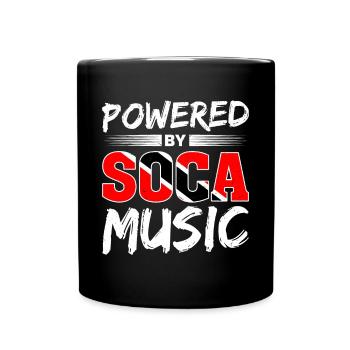 Soca Tanz Trinidad Tobago - Tasse einfarbig - Schwarz - Vorne