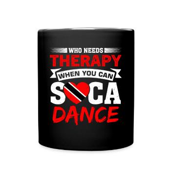 Soca Tanz Trinidad Tobago - Tasse einfarbig - Schwarz - Vorne