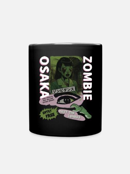 Osaka Zombie Girl - Full Colour Mug - black