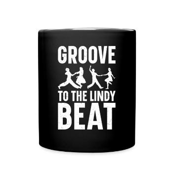 Lindy Hop Tänzer Swing Tanzpaar Swing Dance - Tasse einfarbig - Schwarz - Vorne