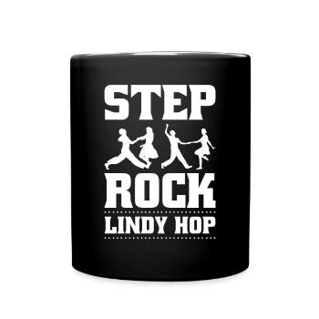 Lindy Hop Tänzer Swing Tanzpaar Swing Dance - Tasse einfarbig - Schwarz - Vorne