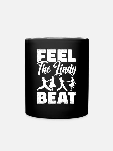 Lindy Hop Tänzer Swing Tanzpaar Swing Dance - Tasse einfarbig - Schwarz