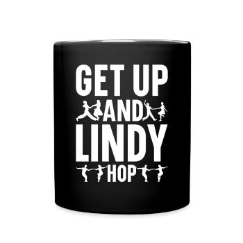 Lindy Hop Tänzer Swing Tanzpaar Swing Dance - Tasse einfarbig - Schwarz - Vorne