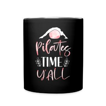 Instructeur de Pilates Professeur Fille - Mug uni - noir - Devant