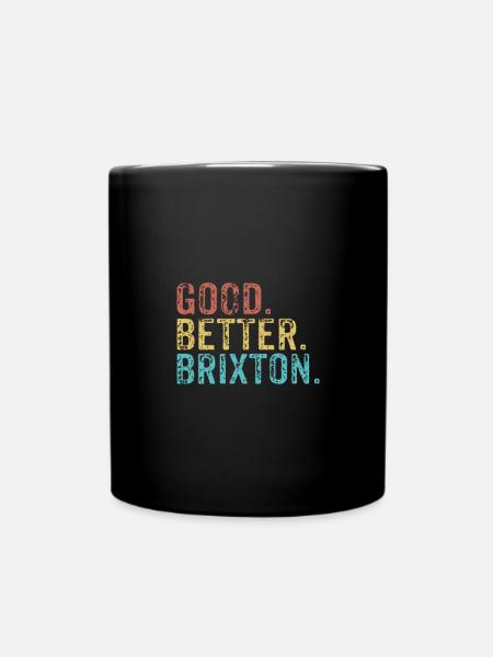 Cool guys are called brixton - Full Colour Mug - black