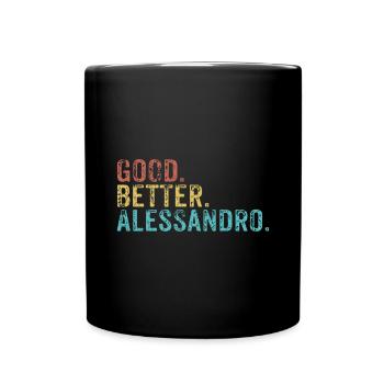 Cool guys are called alessandro - Full Colour Mug - black - Front
