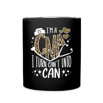 CNA Nursing Quotes Certified Nurse Assistant Gifts - Tasse einfarbig - Schwarz - Vorne