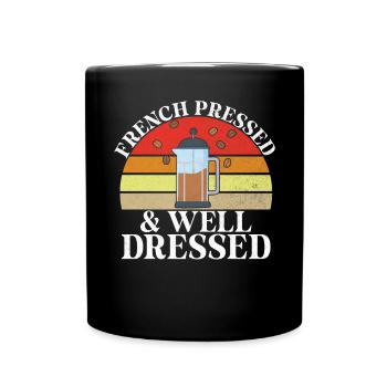 Coffee Gifts - Tasse einfarbig - Schwarz - Vorne