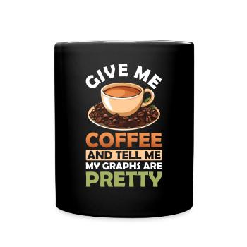Statistician, Graphene, Data Analyst, Technician - Full Colour Mug - black - Front