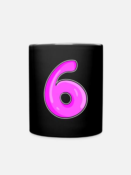 Numéro 6 Numéro - Mug uni - noir