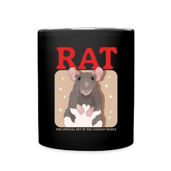 Rats Rat Owner Rat Lover Gift - Full Colour Mug - black - Front