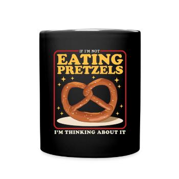 Bretzel Bretzels Cadeau d’amoureux des bretzels - Mug uni - noir - Devant
