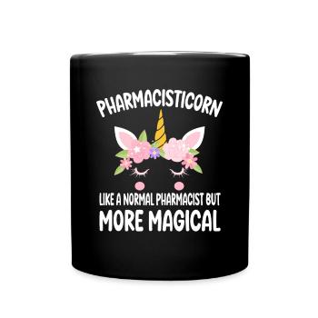 Pharmacisticorn like a normal Pharma gifts - Tasse einfarbig - Schwarz - Vorne