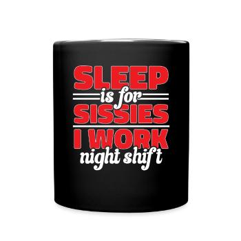 Night Shift Nurse - Full Colour Mug - black - Front
