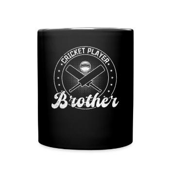 Joueur de cricket Frère Cricket - Mug uni - noir - Devant