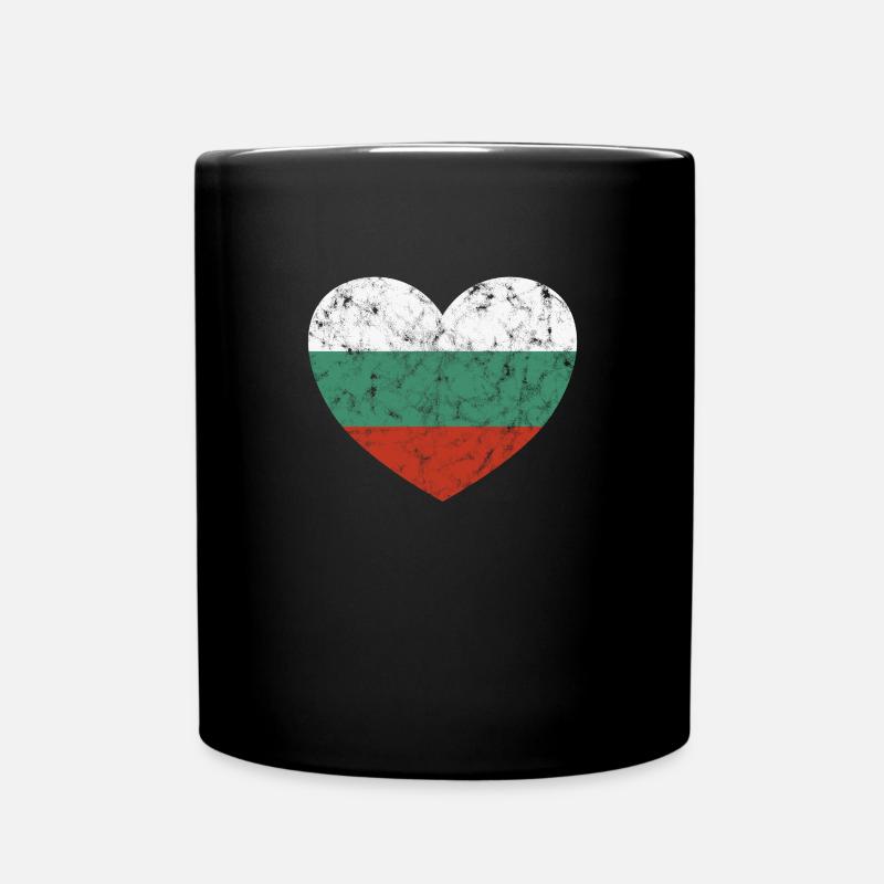 Bulgarien Herz - Tasse einfarbig - Schwarz