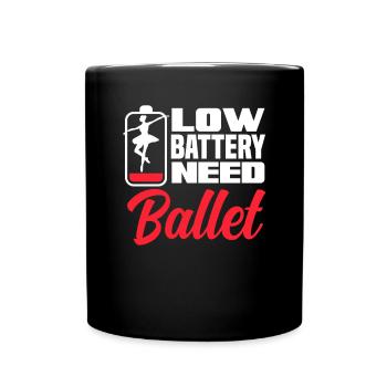 Cute Ballerina Ballet Dancer Gift - Full Colour Mug - black - Front