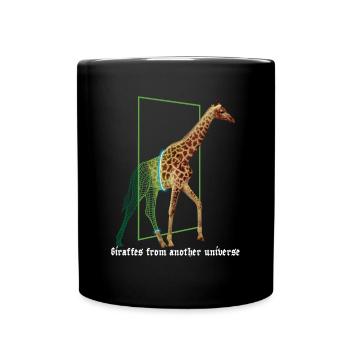 Giraffen aus einem anderen Universum Nubisch-Afrikaner - Tasse einfarbig - Schwarz - Vorne