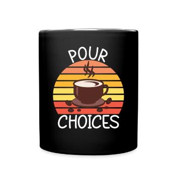 Coffee Gifts - Tasse einfarbig - Schwarz - Vorne