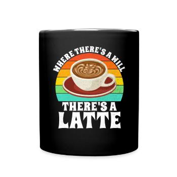 Coffee Gifts - Tasse einfarbig - Schwarz - Vorne