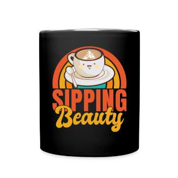 Coffee Gifts - Tasse einfarbig - Schwarz - Vorne