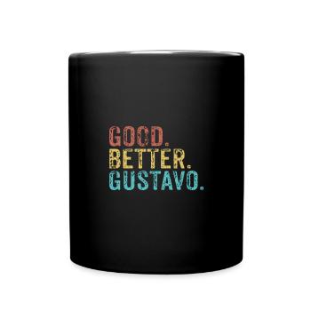 Cool guys are called gustavo - Full Colour Mug - black - Front