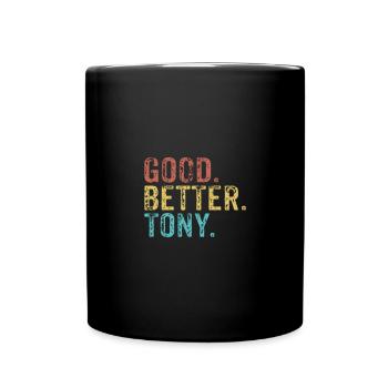 Cool guys are called tony - Full Colour Mug - black - Front