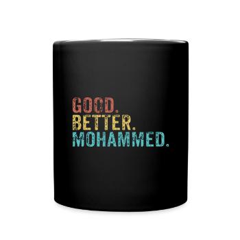 Cool guys are called mohammed - Full Colour Mug - black - Front