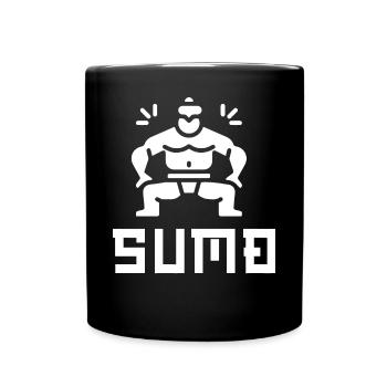 Sumo - Tasse einfarbig - Schwarz - Vorne