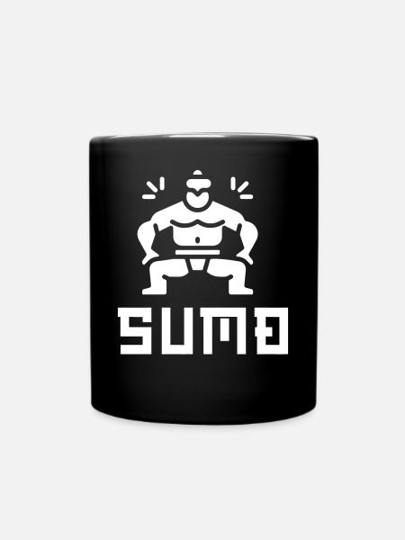 Sumo - Full Colour Mug - black