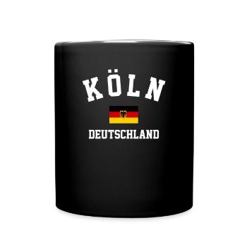 Koln Cologne deutschland germany - Tasse einfarbig - Schwarz - Vorne
