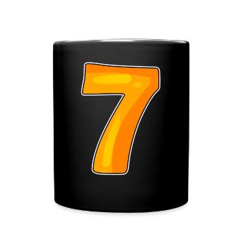 7 - Full Colour Mug - black - Front