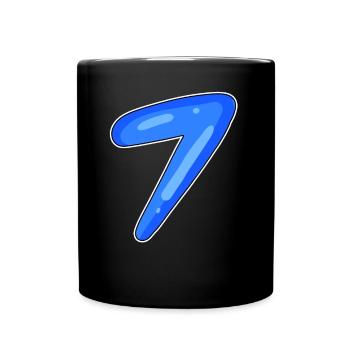 7 - Full Colour Mug - black - Front