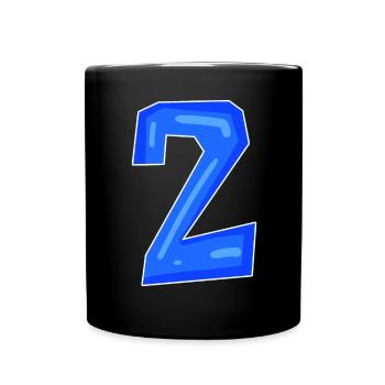 2 - Tasse einfarbig - Schwarz - Vorne