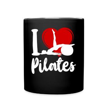 Instructeur de Pilates Enseignant Cœur I - Mug uni - noir - Devant