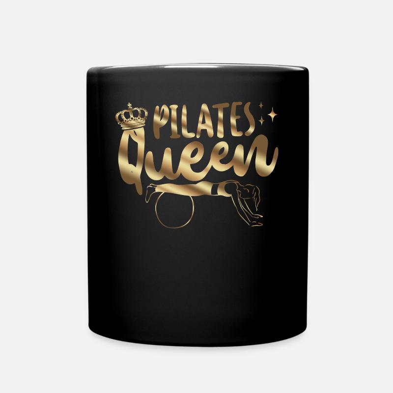 Pilates Instructor Teacher Queen - Tasse einfarbig - Schwarz