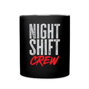 Night Shift Nurse - Full Colour Mug - black - Front