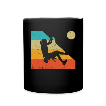 Grimpeur Escalade Montagne - Mug uni - noir - Devant