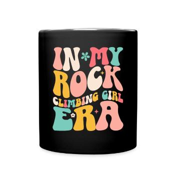 Grimpeur Escalade Montagne - Mug uni - noir - Devant