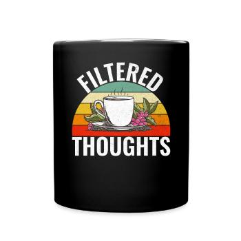 Coffee Gifts - Tasse einfarbig - Schwarz - Vorne