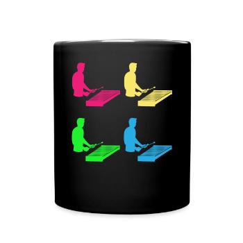 Colorful Rhythms Xylophone Virtuoso Gift - Full Colour Mug - black - Front
