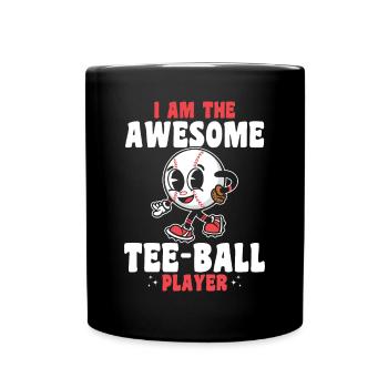 Joueur de T-ball - Je suis le génial joueur de Tee-ball - Mug uni - noir - Devant