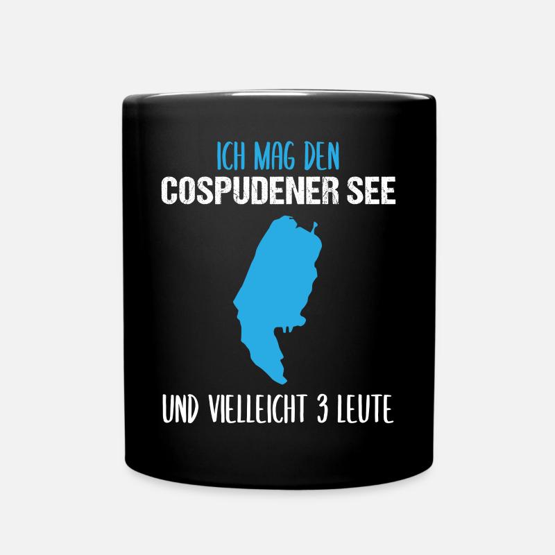 Cospudener See Mein Lieblingsort - Tasse einfarbig - Schwarz