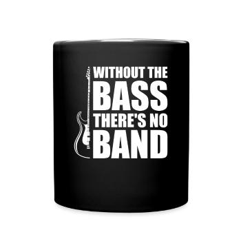 Sans la basse, il n’y a pas de guitare bassiste de groupe - Mug uni - noir - Devant