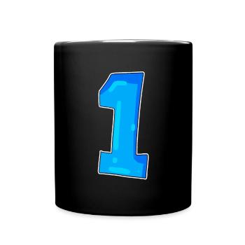 1 - Mug uni - noir - Devant